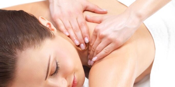 massage for thoracic osteochondrosis